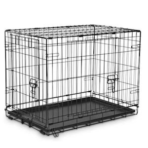 Medium sized dog crate.